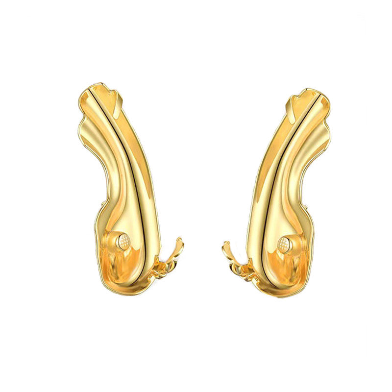 Earlobe Ear Cuff Clip On Earrings Without Piercing For Women