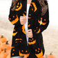 Halloween Digital Printing Casual Cardigan Jacket Women