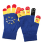 Cute face gloves women