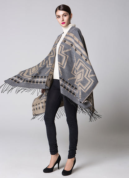 Air Conditioning Blankets, Cashmere Thick Scarves, Warm Cloaks, Travel Ethnic Cloaks For Men And Women