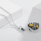Urn Necklaces for Ashes 925 Sterling Silver Celtic Necklace Sunflower Necklace for Women Customized Necklace for Ashes