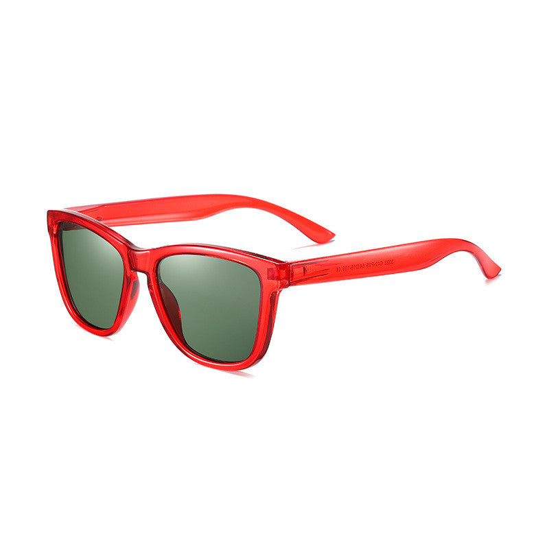 Gafas de sol polarizadas multicolores brillantes para hombre.