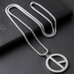 Hiphop pendant titanium steel chain pendant for men and women