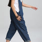 Loose Denim Jumpsuit For Women - Harem Pants For Woman