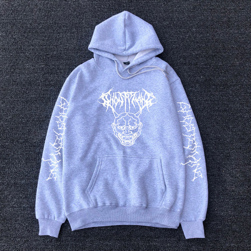 Printed hooded sweatshirt
