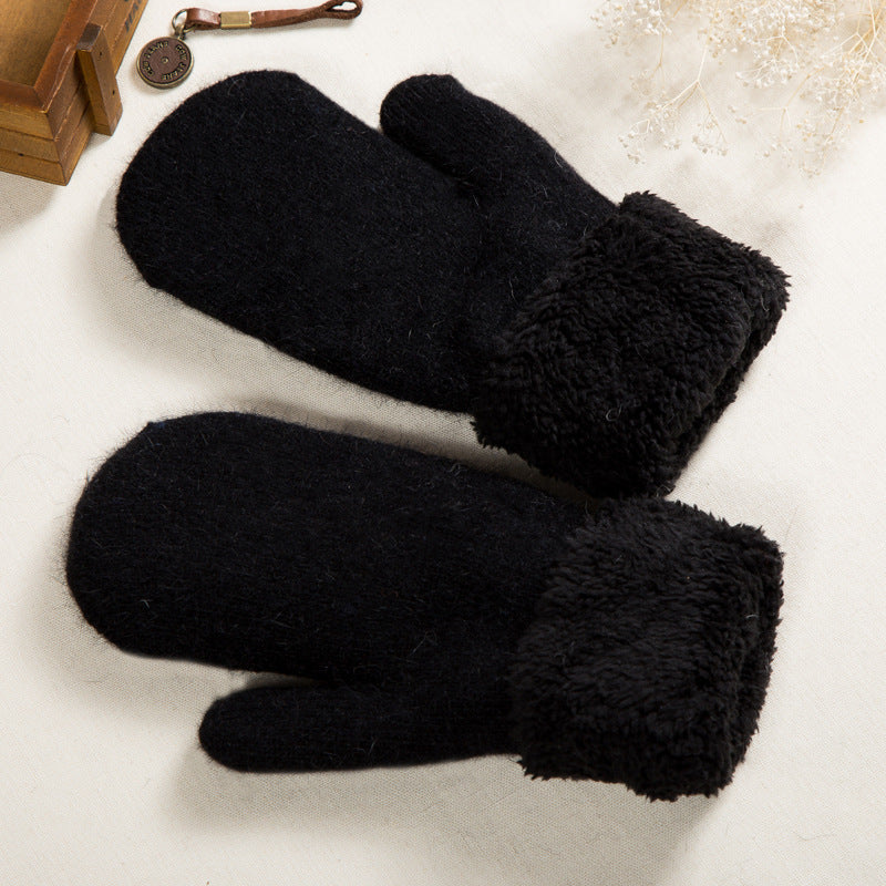 Wool gloves for women