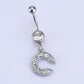 English alphabet hypoallergenic body piercing navel