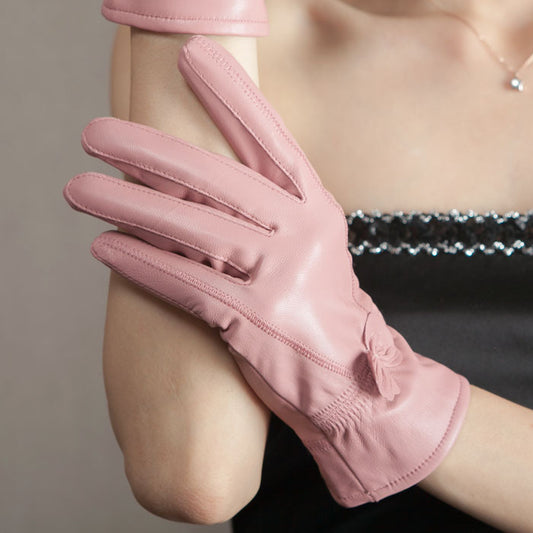 Guantes de mariposa estilo coreano con dedos divididos para mujer