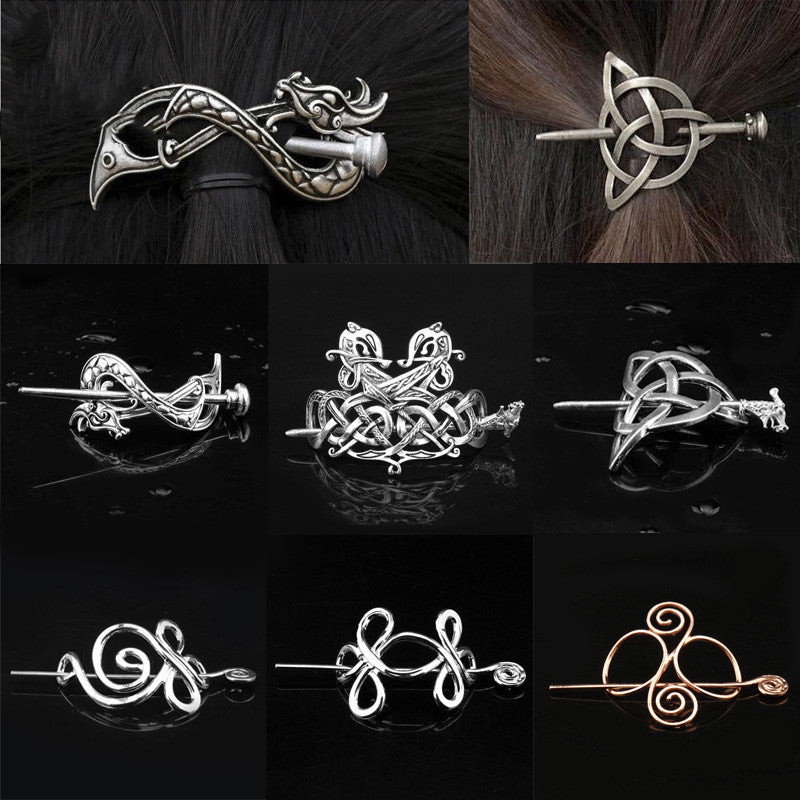 Hairpin Retro Metal Rod Sliding Hairpin Woman Hair Jewelry Accessories