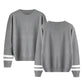 Round neck knit sweater for men and women