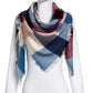 Design Women Triangles Scarf Long Scarves Shawl Autumn Winter
