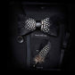 Feather bow men tie