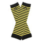 Women Fashion Lady Striped Elbow Gloves Warmer Knitted Long