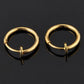 No piercing ear clip nose ring
