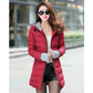 Mid-length down jacket women