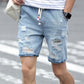 Mens Denim Shorts Slim  denim Short pants for men