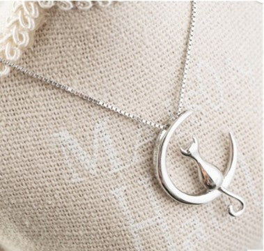 Collares de eslabones de cadena para mujer, collar con dije de circonita cúbica grande y redondo blanco a la moda, joyería de regalo para mujer y niña