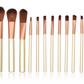 Juego de brochas de maquillaje de 12 herramientas de maquillaje.