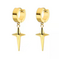 Stainless Steel Tassel Single Point Stud  Men Pierced Earrings