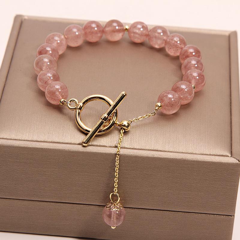 Pulsera de perlas naturales de agua dulce para mujer