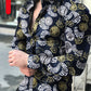 Men's Casual Long-sleeved Printed Shirt