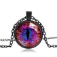 Cat's Eye Longans Time Stone Pendant Necklace For Women All-match Sweater Chain