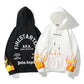 Flame hooded sweatshirt