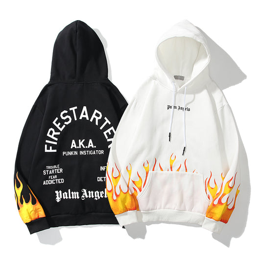 Flame hooded sweatshirt