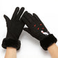 Guantes mujer invierno guantes de gamuza damas