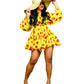 Women Long Sleeve Dresses Chiffon Bodycon