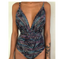 One Piece Swimsuit Backless Monokini Swimwear Women