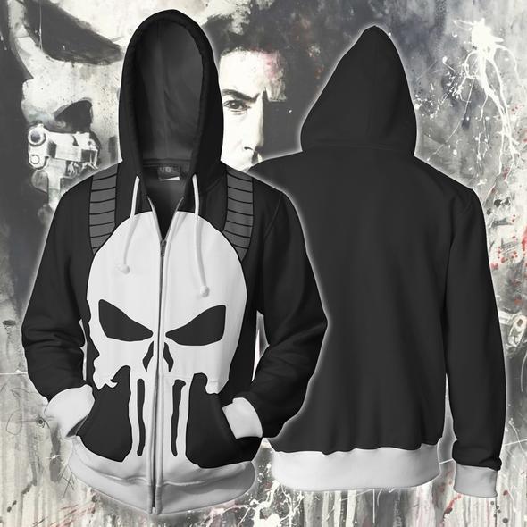 Printed hooded sweatshirt