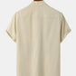 Position Printed Button Casual Shirt For Men