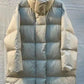 Black Silhouette Down Jacket Women Standing Collar Mid-length