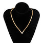 Simple All-match Snake Bone Chain Single-layer Necklace For Women