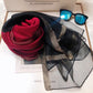 Thin Silk Color Matching Fashion Silk Scarves