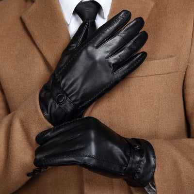 guantes de cuero para hombre