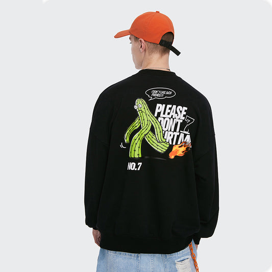 Cactus print sweatshirt
