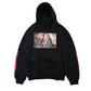 Fleece hooded sweatshirt