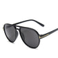 Retro round frame T-shaped sunglasses for men