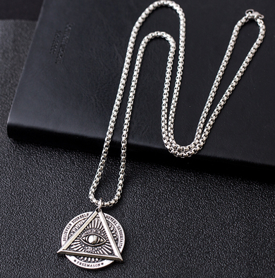 Hiphop pendant titanium steel chain pendant for men and women