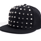 Men Black Hats Rivet