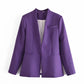 Ladies New Solid Color Suit Jacket Women