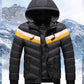 Men Winter Casual Plus Size Hooded Jacket