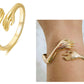 Goth Hand Hug Bracelet For Women Men Cuff Bangle Adjustable Lover Couple Bracelets