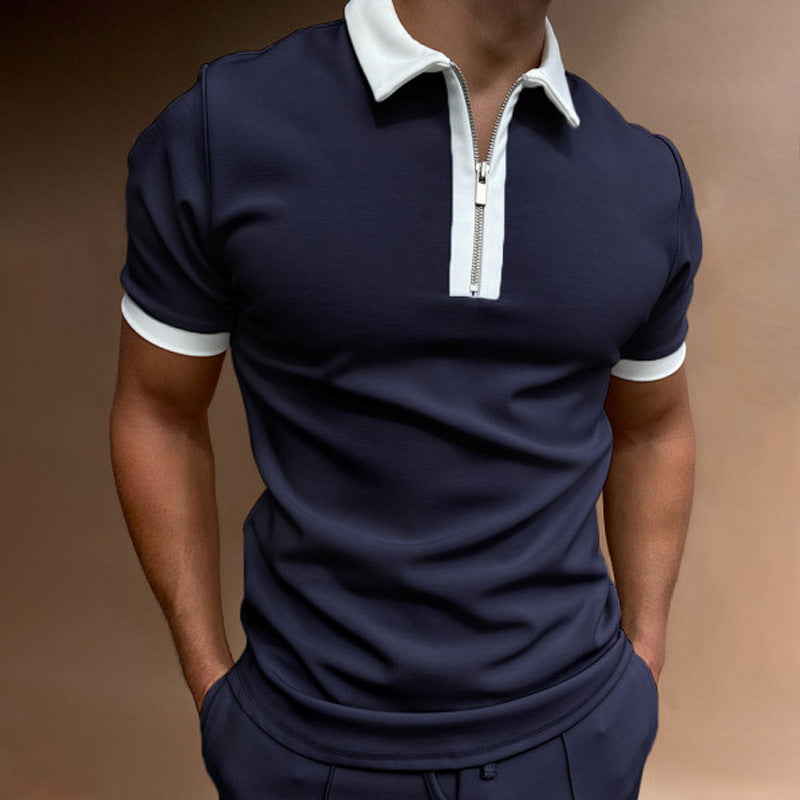 Men's Polo Shirt Men Solid Polo Shirts Brand Men Short-Sleeved Shirt Summer T-Shirt Man Clothing