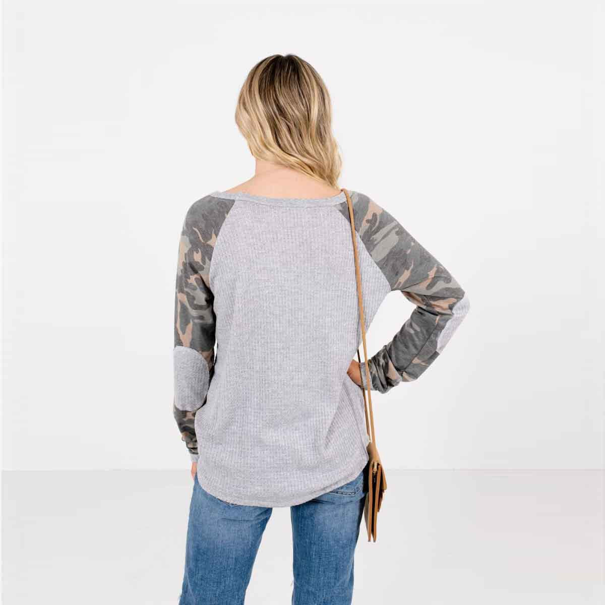 Camiseta de manga larga Otoño Invierno Mujer Tops