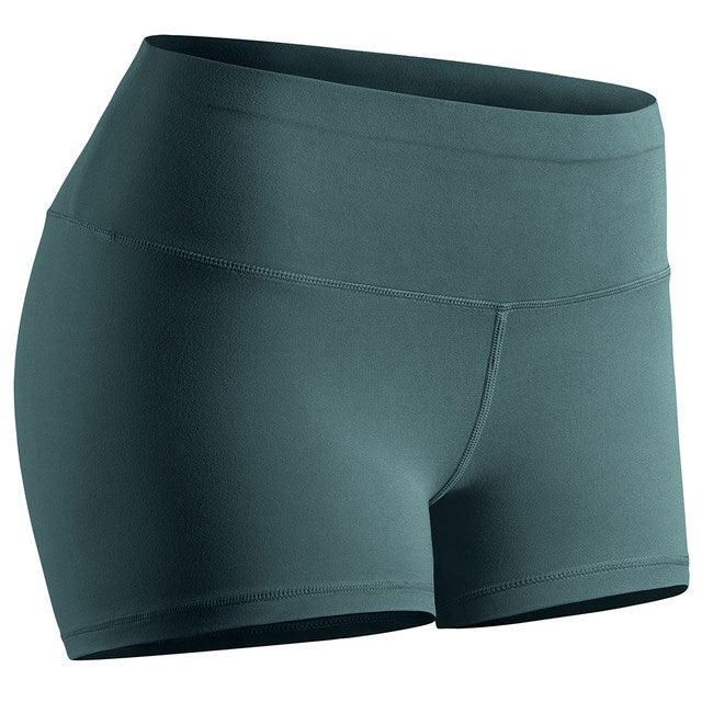 Pantalones cortos de entrenamiento para mujer Pantalones cortos de motociclista sin costuras Negro