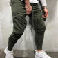 Men Sports Zipper Casual Pants