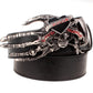 Skull big head claw belt fashion